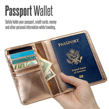 Passport and Document Holder Heads brand with 14 Interior Compartments US Seller